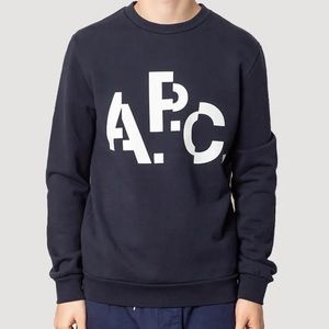 A.P.C. Sweat Decale - Dark Navy